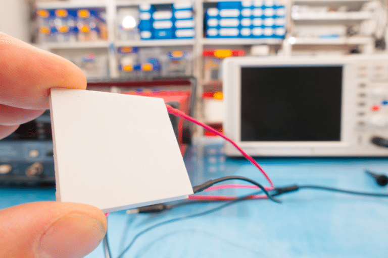 Thermoelectric generator module in hand