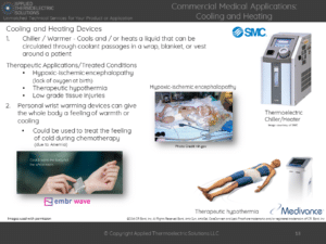 medical applications thermoelectric chiller wrist warming