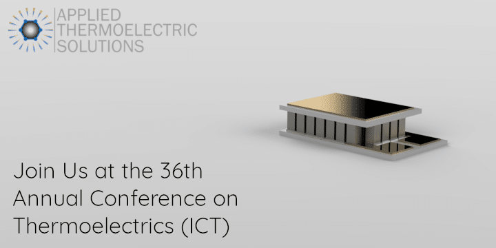 International Conference on Thermoelectrics ICT Showing a Peltier module