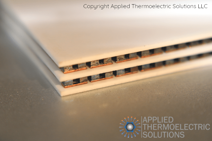 A 2-stage cascade stacked thermoelectric cooling module