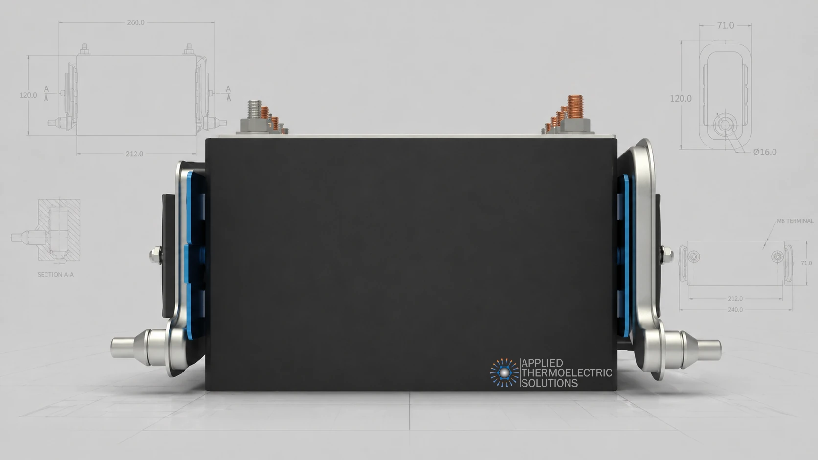 VoltaTherm solid-state battery thermal management system for active thermoelectric heating and cooling with individual cell temperature control